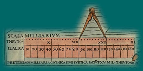 Scale with mariner's divider