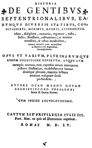 Original title page of Historia