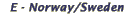 Section E of Olaus' Map of Scandinavia