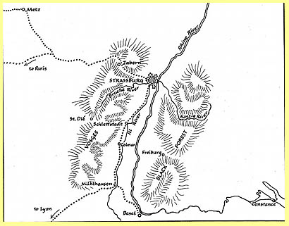map of strassbourg